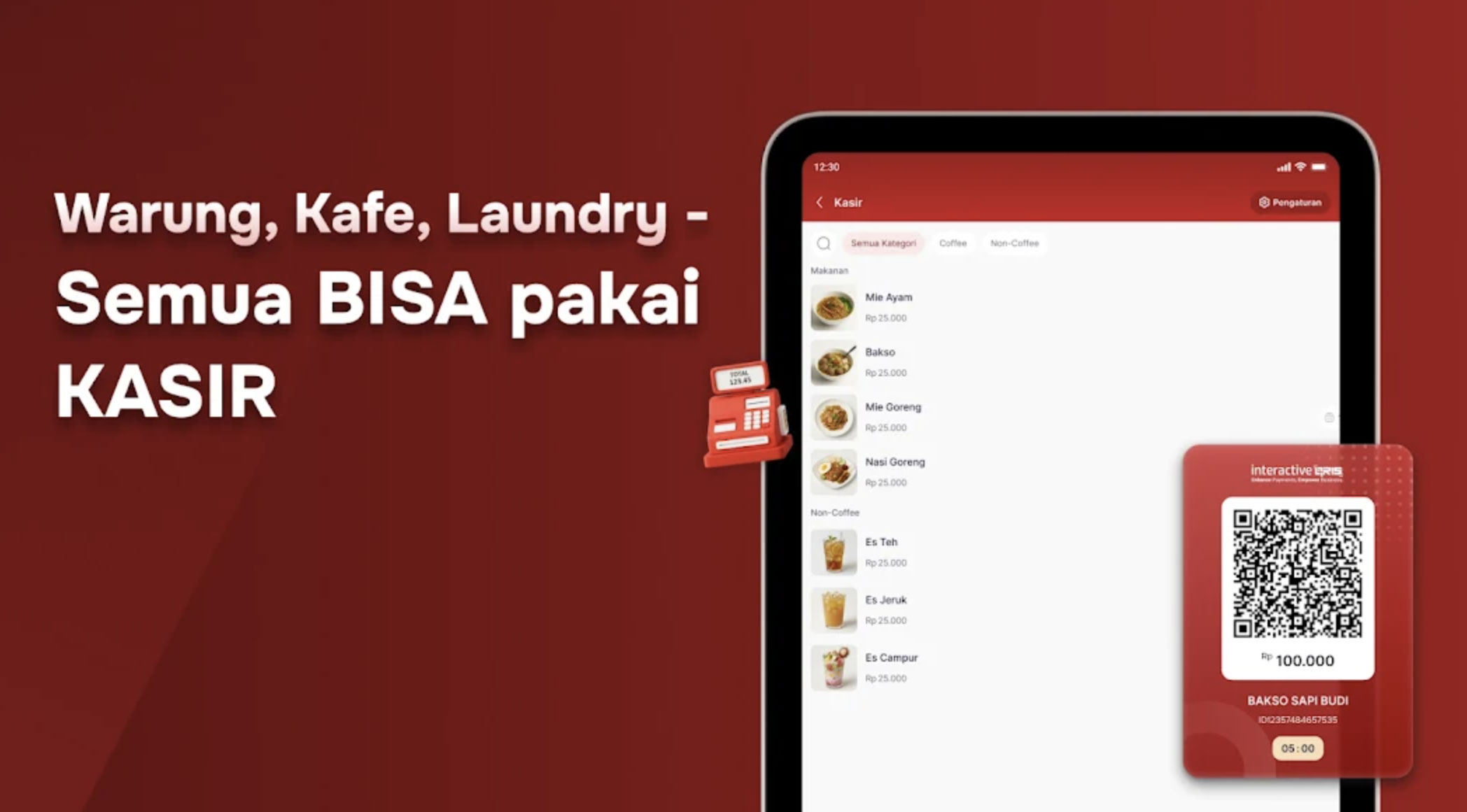 Bayar Nontunai Wajib Pakai QRIS, InterActive Pay