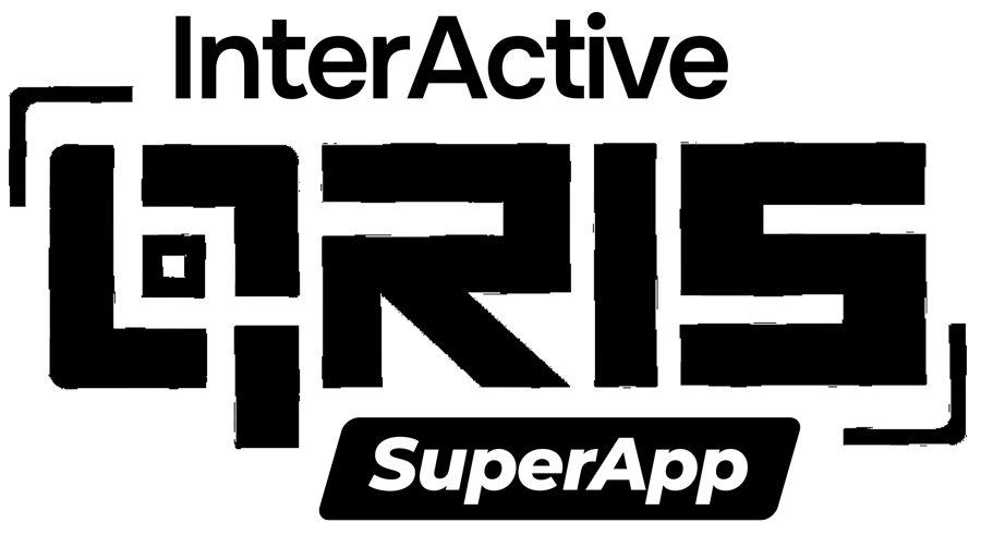 InterActive pay standar QR Code untuk metode pembayaran melalui aplikasi uang elektronik server based, dompet elektronik, atau mobile banking, Logo InterActive Pay
